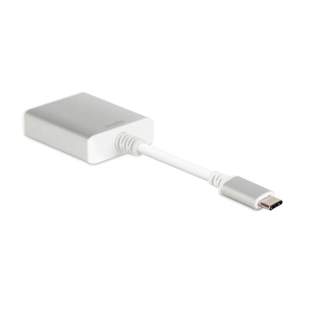 Moshi USB-C to VGA Thunderbolt 3 Compatible Adapter – Silver